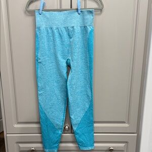 Victoria's Secret Aqua Blue Workout Legging capri